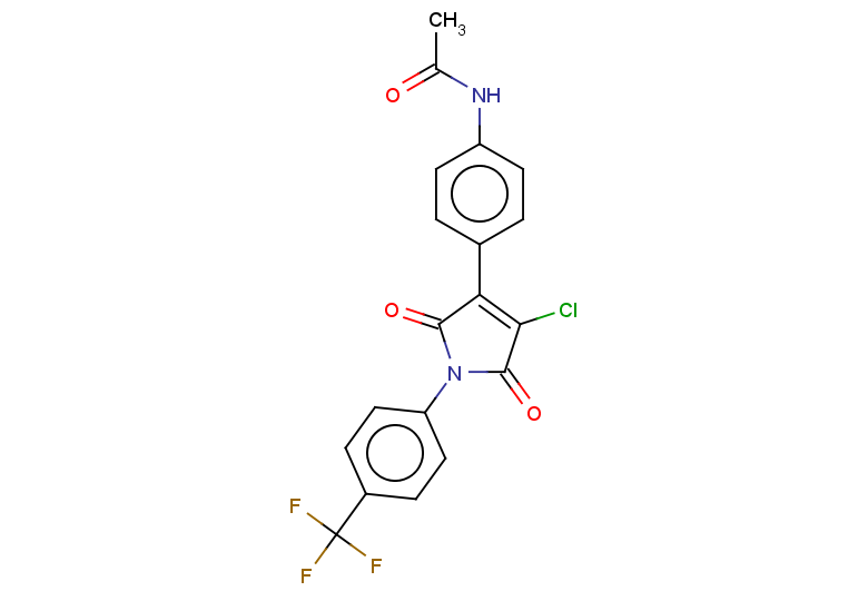 N-(4-{4-chloro-2,5-dioxo-1-[4-(trifluoromethyl)phenyl]-2,5-dihydro-1H-pyrrol-3-yl}phenyl)acetamide