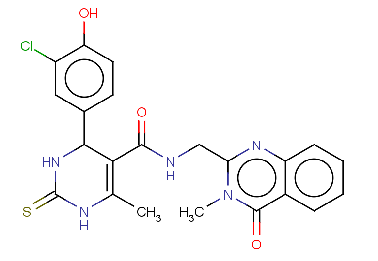4-(3-chloro-4-hydroxyphenyl)-6-methyl-N-[(3-methyl-4-oxo-3,4-dihydroquinazolin-2-yl)methyl]-2-sulfanylidene-1,2,3,4-tetrahydropyrimidine-5-carboxamide