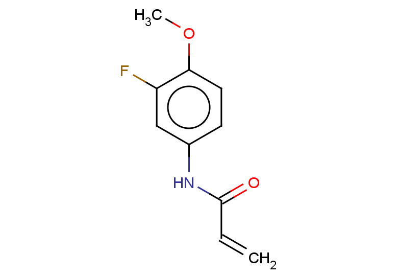 N-(3-fluoro-4-methoxyphenyl)prop-2-enamide