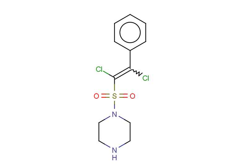 1-(1,2-dichloro-2-phenylethenesulfonyl)piperazine