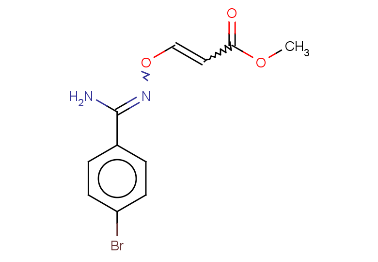 methyl 3-({[amino(4-bromophenyl)methylidene]amino}oxy)prop-2-enoate