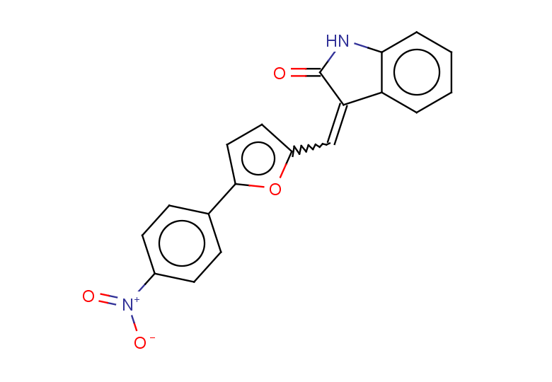 3-{[5-(4-nitrophenyl)furan-2-yl]methylidene}-2,3-dihydro-1H-indol-2-one