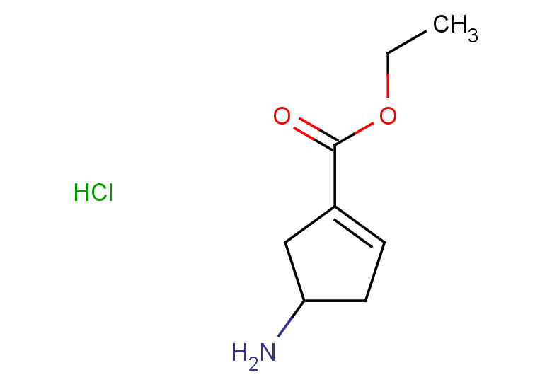 ethyl 4-aminocyclopent-1-ene-1-carboxylate hydrochloride