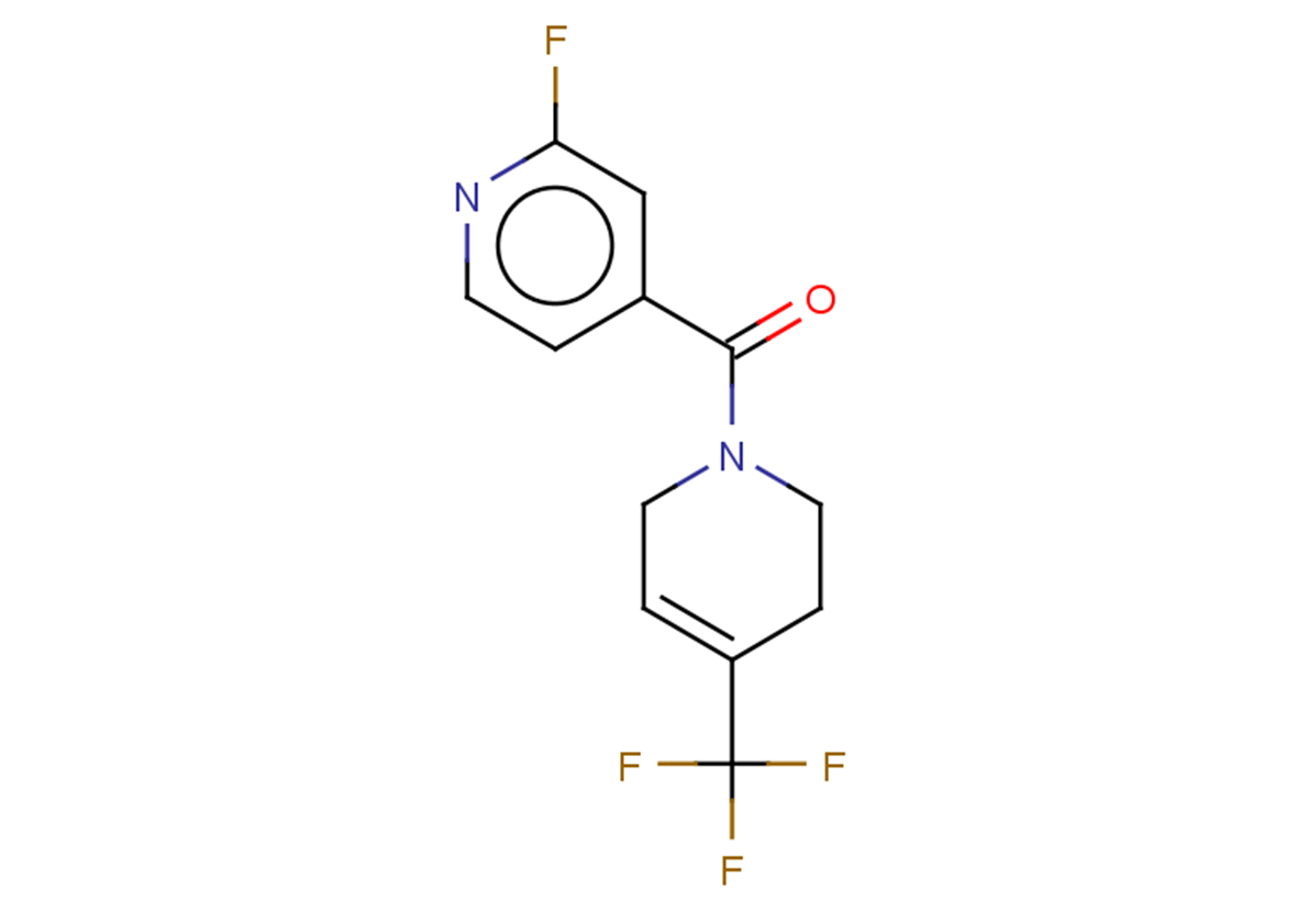 (2-fluoropyridin-4-yl)(4-(trifluoromethyl)-5,6-dihydropyridin-1(2H)-yl)methanone
