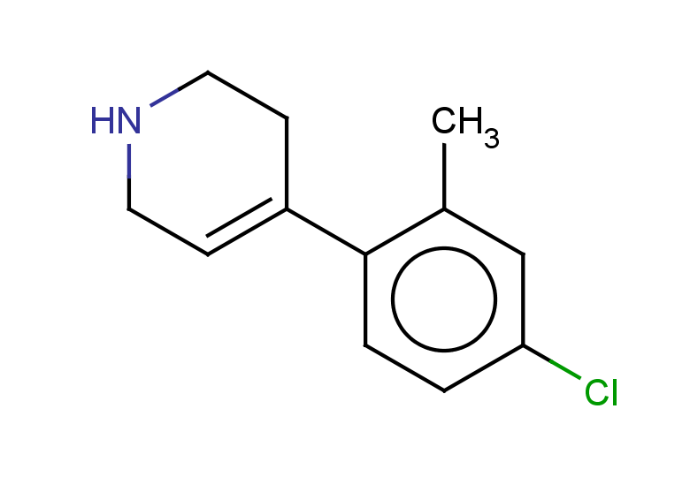 4-(4-chloro-2-methylphenyl)-1,2,3,6-tetrahydropyridine