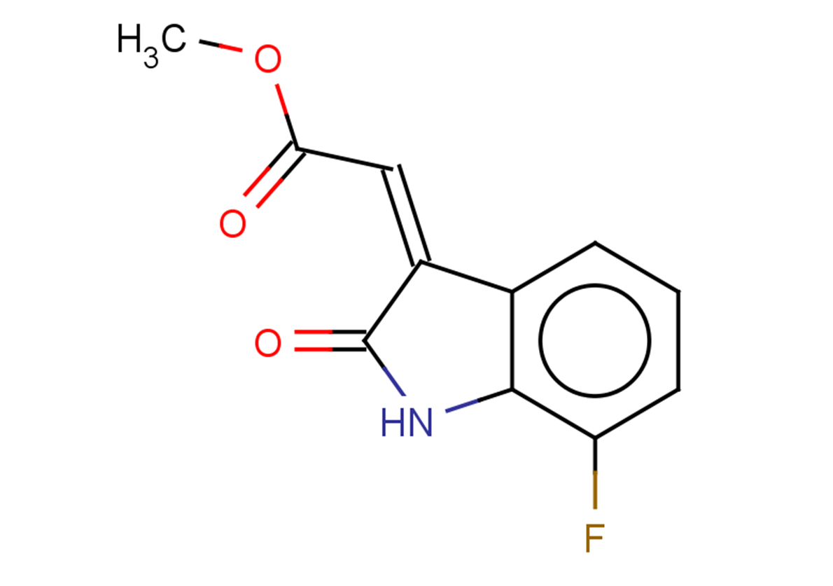 methyl 2-[(3Z)-7-fluoro-2-oxo-2,3-dihydro-1H-indol-3-ylidene]acetate