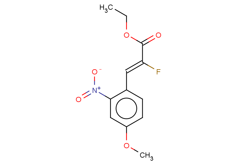 ethyl (2Z)-2-fluoro-3-(4-methoxy-2-nitrophenyl)prop-2-enoate