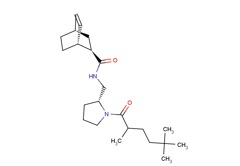 (1RS,2RS,4RS)-N-{[(2R)-1-(2,5,5-trimethylhexanoyl)pyrrolidin-2-yl]methyl}bicyclo[2.2.2]oct-5-ene-2-carboxamide