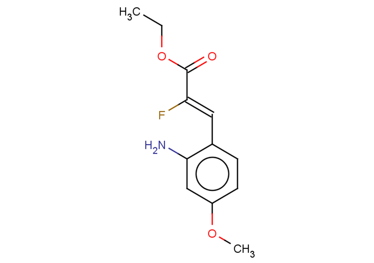 ethyl (2Z)-3-(2-amino-4-methoxyphenyl)-2-fluoroprop-2-enoate
