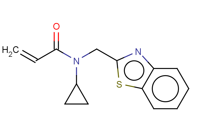 N-[(1,3-benzothiazol-2-yl)methyl]-N-cyclopropylprop-2-enamide