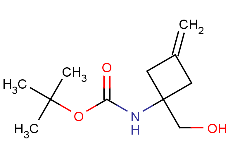 tert-butyl N-[1-(hydroxymethyl)-3-methylidenecyclobutyl]carbamate