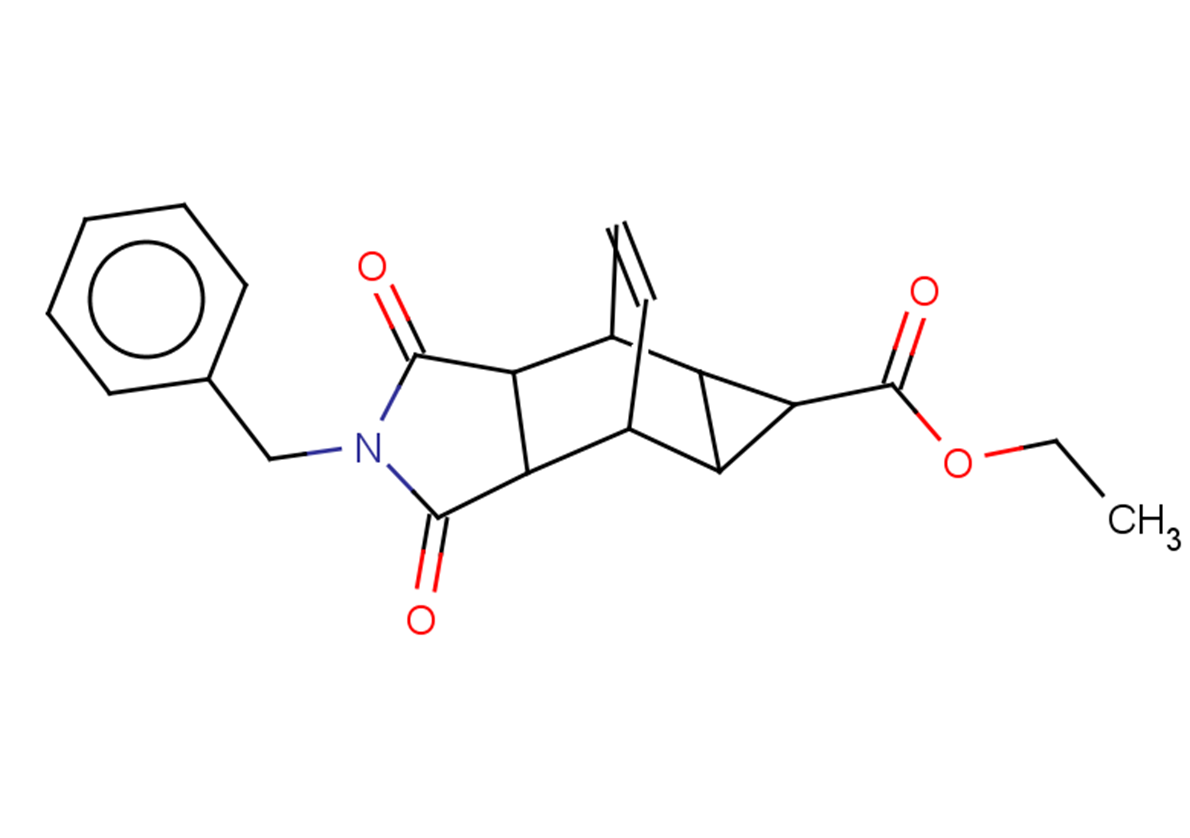 ethyl 4-benzyl-3,5-dioxo-4-azatetracyclo[5.3.2.0^{2,6}.0^{8,10}]dodec-11-ene-9-carboxylate
