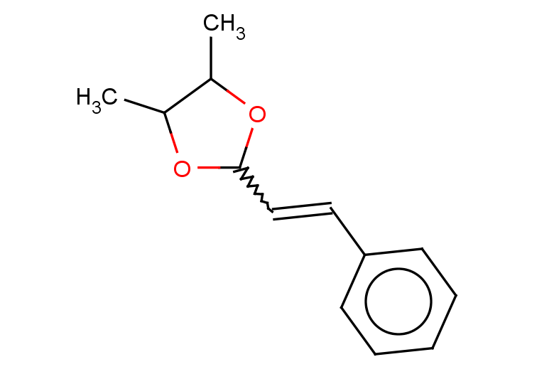 4,5-dimethyl-2-(2-phenylethenyl)-1,3-dioxolane, Mixture of diastereomers
