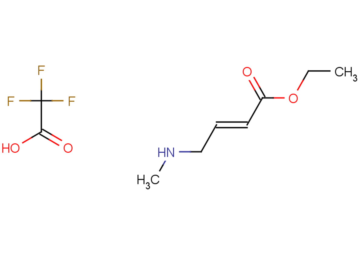 ethyl (2E)-4-(methylamino)but-2-enoate, trifluoroacetic acid