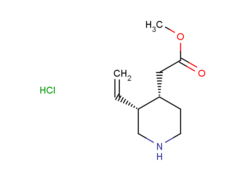 methyl 2-[(3R,4S)-3-ethenylpiperidin-4-yl]acetate hydrochloride