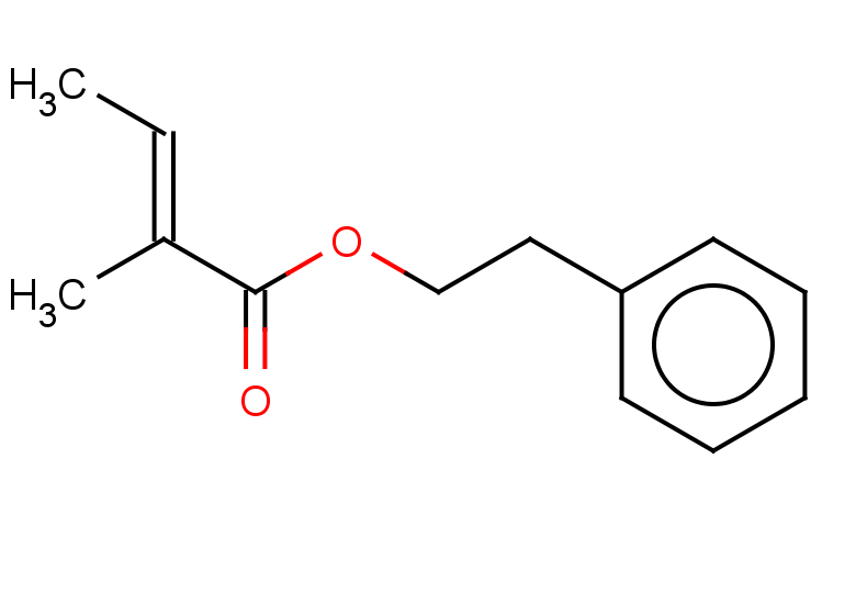2-phenylethyl (2E)-2-methylbut-2-enoate