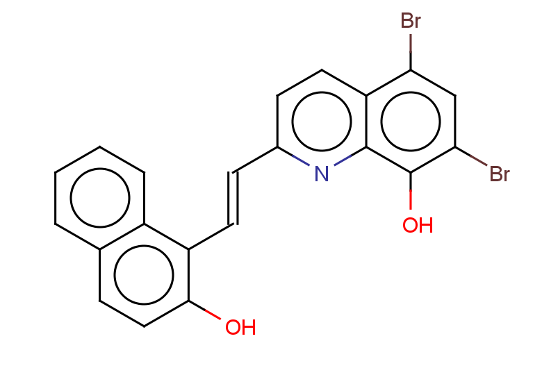 5,7-dibromo-2-[(1E)-2-(2-hydroxynaphthalen-1-yl)ethenyl]quinolin-8-ol