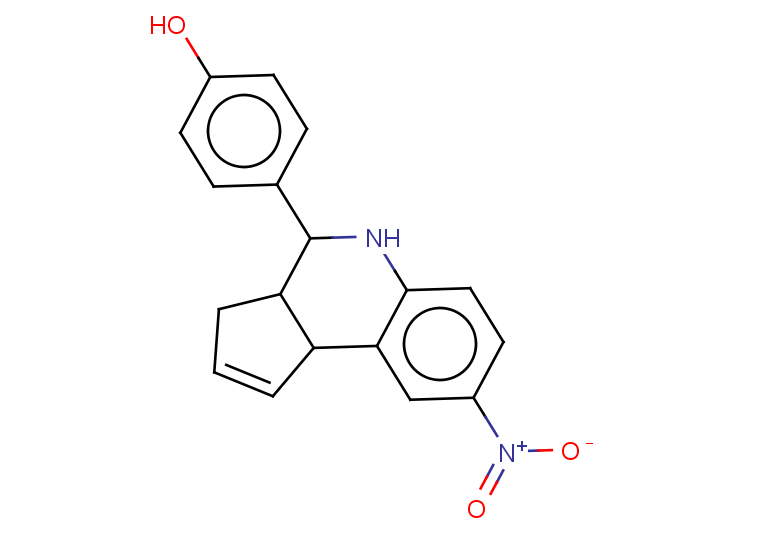 4-{8-nitro-3H,3aH,4H,5H,9bH-cyclopenta[c]quinolin-4-yl}phenol, Mixture of diastereomers