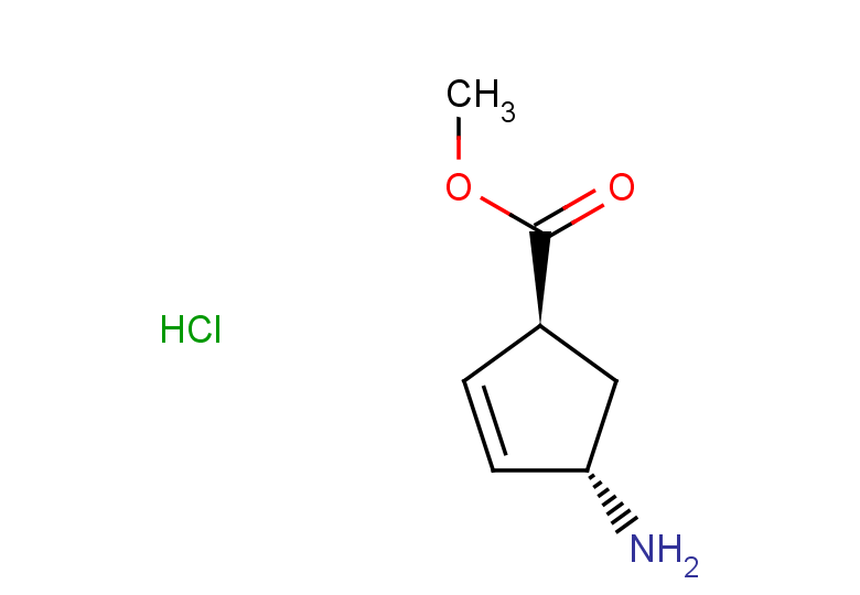 methyl (1S,4S)-4-aminocyclopent-2-ene-1-carboxylate hydrochloride