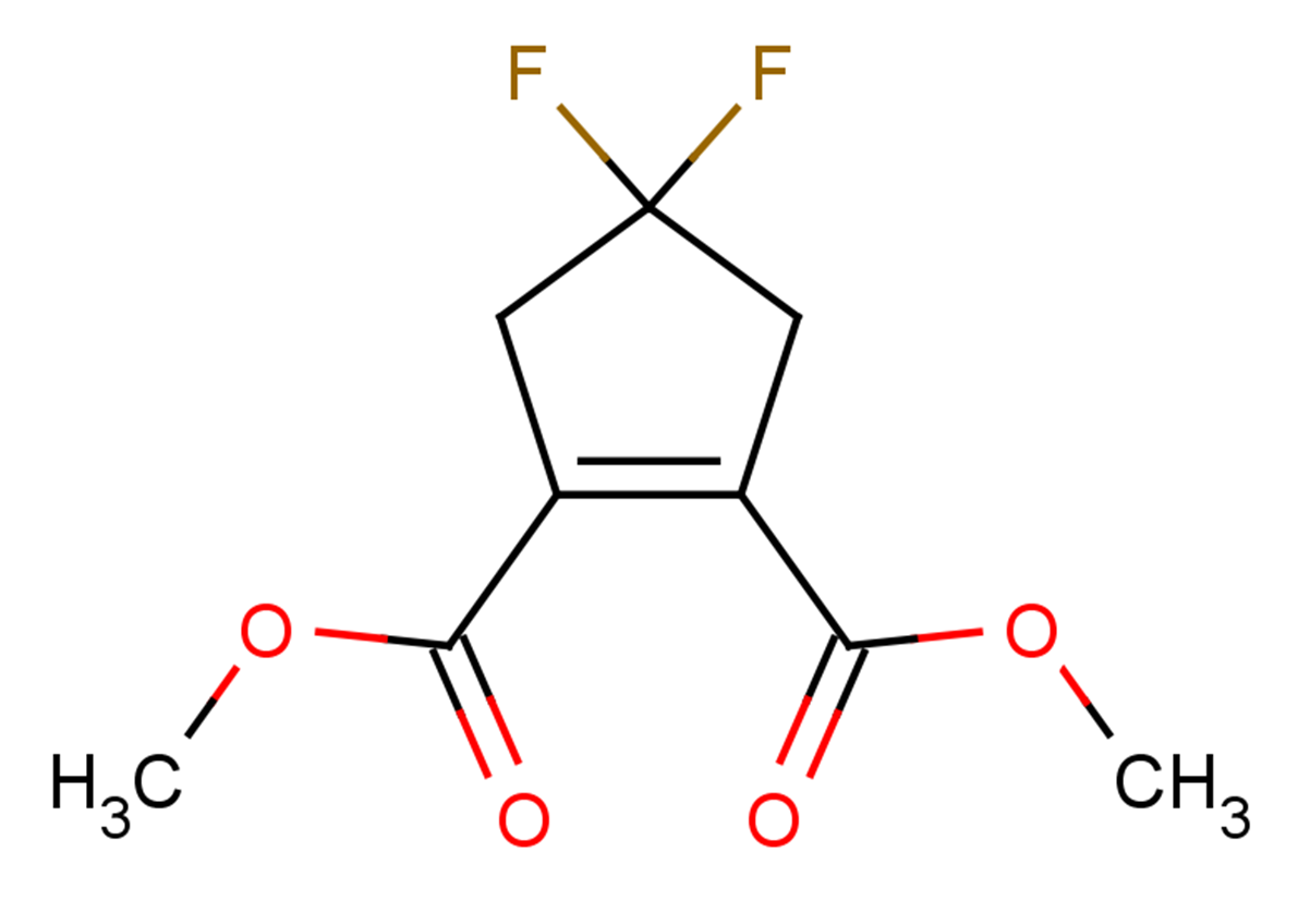 1,2-dimethyl 4,4-difluorocyclopent-1-ene-1,2-dicarboxylate