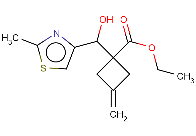 ethyl 1-[hydroxy(2-methyl-1,3-thiazol-4-yl)methyl]-3-methylidenecyclobutane-1-carboxylate