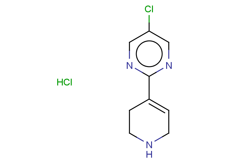 5-chloro-2-(1,2,3,6-tetrahydropyridin-4-yl)pyrimidine hydrochloride