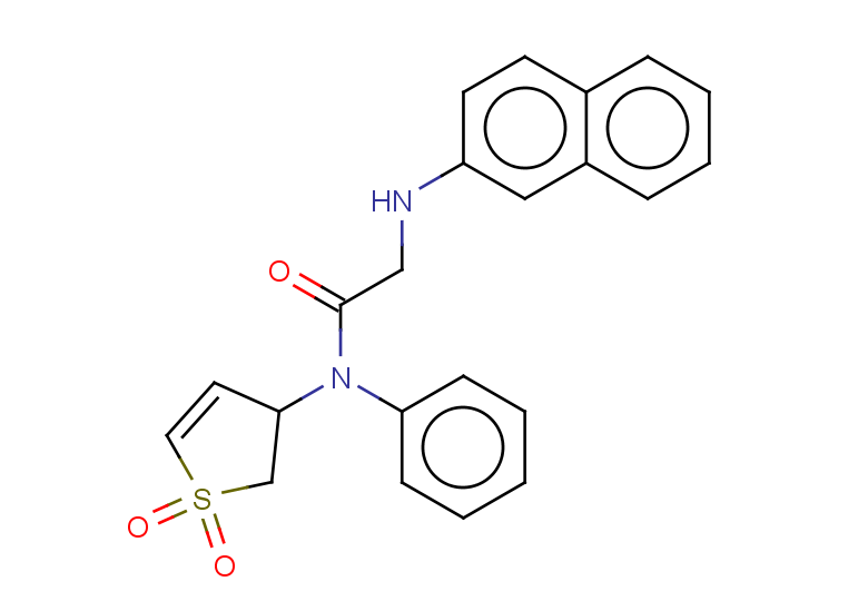 N-(1,1-dioxo-2,3-dihydro-1lambda6-thiophen-3-yl)-2-[(naphthalen-2-yl)amino]-N-phenylacetamide