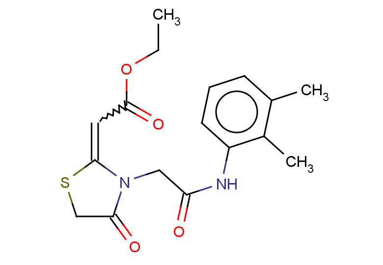 ethyl 2-(3-{[(2,3-dimethylphenyl)carbamoyl]methyl}-4-oxo-1,3-thiazolidin-2-ylidene)acetate