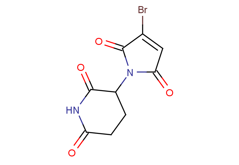 3-(3-bromo-2,5-dioxo-2,5-dihydro-1H-pyrrol-1-yl)piperidine-2,6-dione