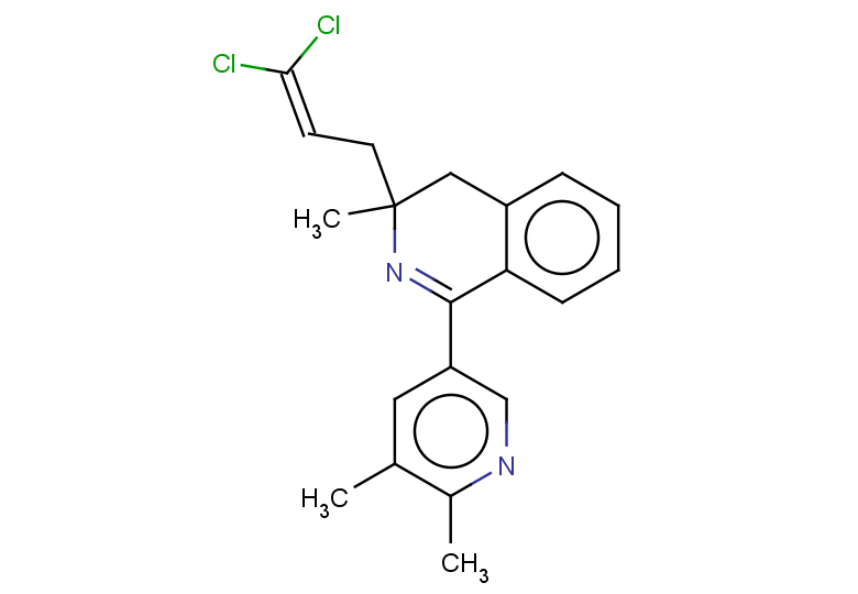 3-(3,3-dichloroprop-2-en-1-yl)-1-(5,6-dimethylpyridin-3-yl)-3-methyl-3,4-dihydroisoquinoline