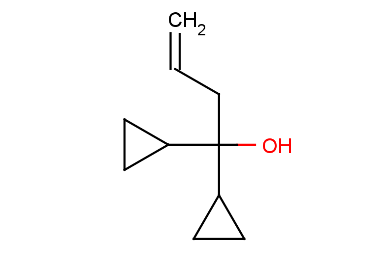 1,1-dicyclopropylbut-3-en-1-ol
