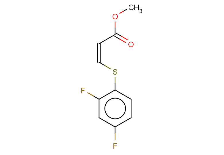 methyl (2Z)-3-[(2,4-difluorophenyl)sulfanyl]prop-2-enoate