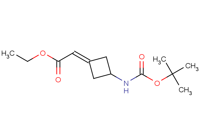 ethyl 2-(3-{[(tert-butoxy)carbonyl]amino}cyclobutylidene)acetate