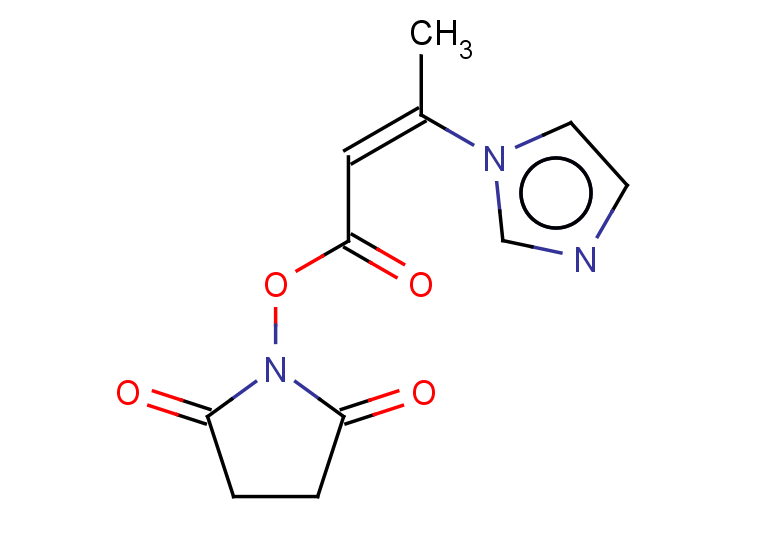 2,5-dioxopyrrolidin-1-yl (2Z)-3-(1H-imidazol-1-yl)but-2-enoate
