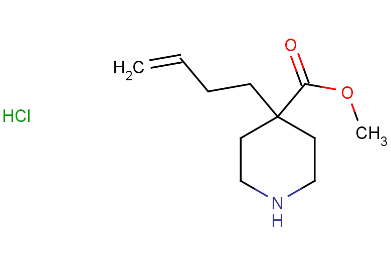 methyl 4-(but-3-en-1-yl)piperidine-4-carboxylate hydrochloride