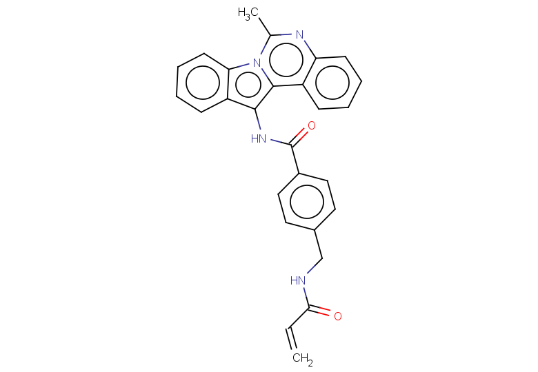 N-{6-methylindolo[1,2-c]quinazolin-12-yl}-4-[(prop-2-enamido)methyl]benzamide