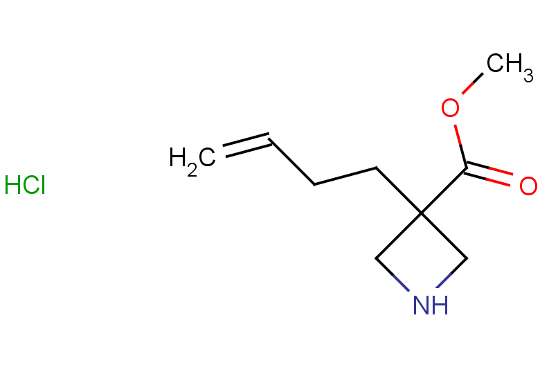 methyl 3-(but-3-en-1-yl)azetidine-3-carboxylate hydrochloride