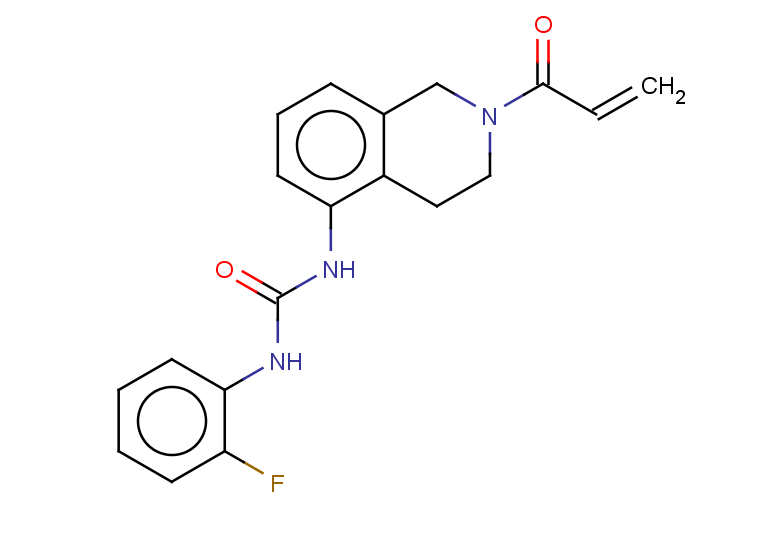 3-(2-fluorophenyl)-1-[2-(prop-2-enoyl)-1,2,3,4-tetrahydroisoquinolin-5-yl]urea