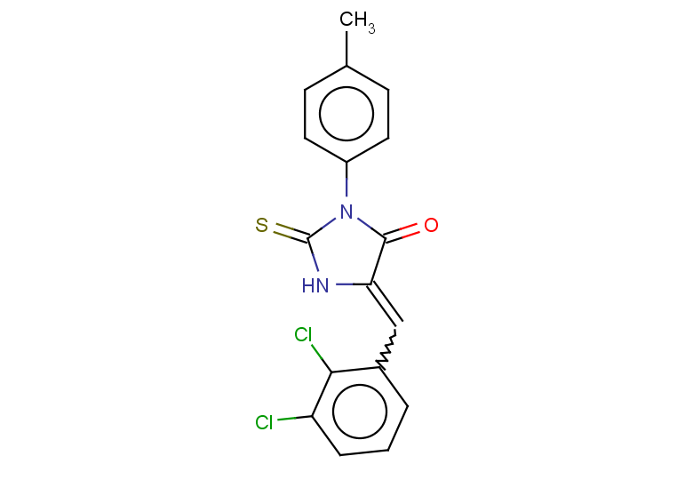 5-[(2,3-dichlorophenyl)methylidene]-3-(4-methylphenyl)-2-sulfanylideneimidazolidin-4-one