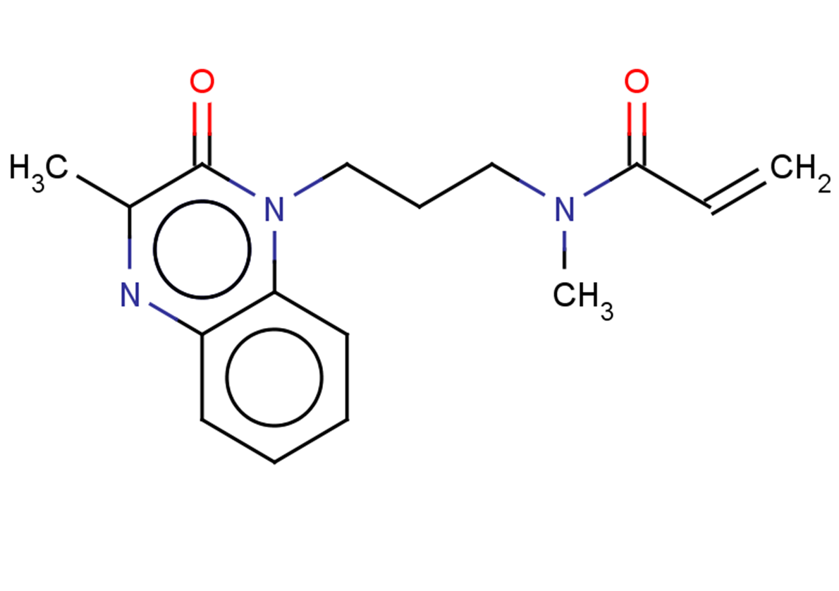 N-methyl-N-[3-(3-methyl-2-oxo-1,2-dihydroquinoxalin-1-yl)propyl]prop-2-enamide