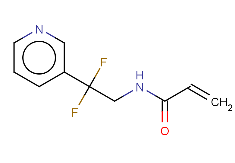 N-[2,2-difluoro-2-(pyridin-3-yl)ethyl]prop-2-enamide