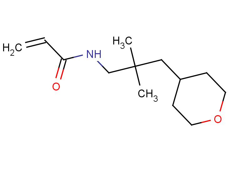 N-[2,2-dimethyl-3-(oxan-4-yl)propyl]prop-2-enamide