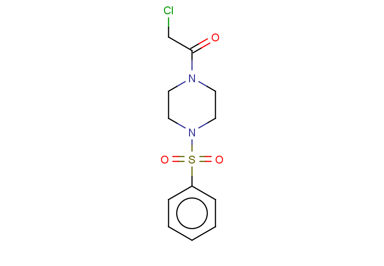 1-[4-(benzenesulfonyl)piperazin-1-yl]-2-chloroethan-1-one