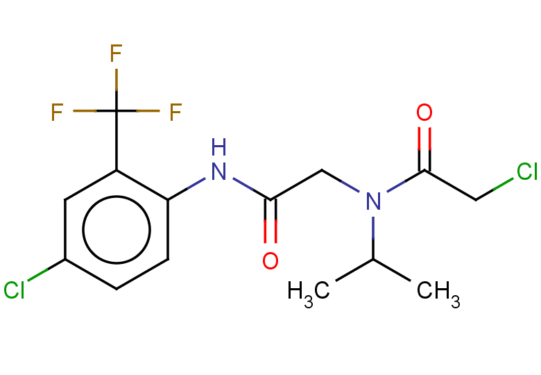 2-chloro-N-({[4-chloro-2-(trifluoromethyl)phenyl]carbamoyl}methyl)-N-(propan-2-yl)acetamide