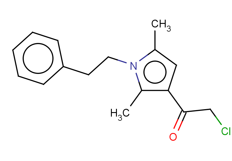2-chloro-1-[2,5-dimethyl-1-(2-phenylethyl)-1H-pyrrol-3-yl]ethan-1-one