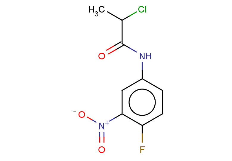 2-chloro-N-(4-fluoro-3-nitrophenyl)propanamide