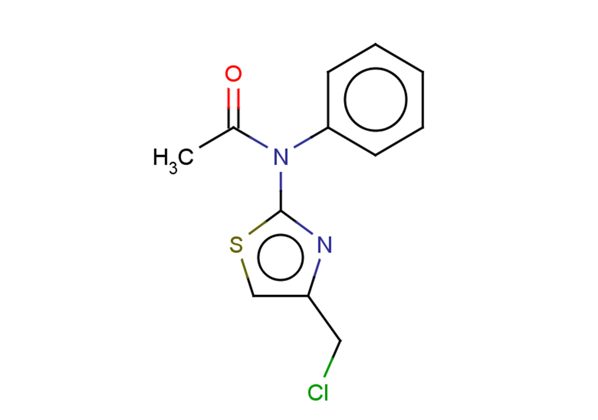 N-[4-(chloromethyl)-1,3-thiazol-2-yl]-N-phenylacetamide