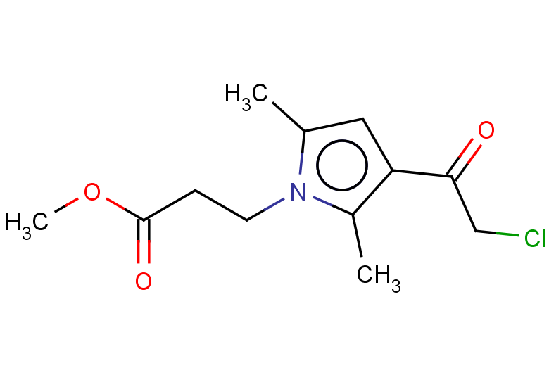 methyl 3-[3-(2-chloroacetyl)-2,5-dimethyl-1H-pyrrol-1-yl]propanoate