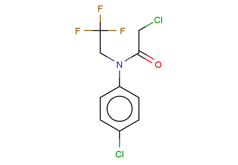 2-chloro-N-(4-chlorophenyl)-N-(2,2,2-trifluoroethyl)acetamide