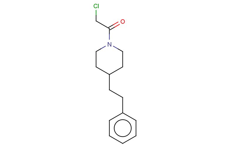 2-chloro-1-[4-(2-phenylethyl)piperidin-1-yl]ethan-1-one